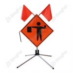 Roll Up Sign & Stand - Flag Attachment System Roll Up Sign